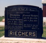 Conrad Riechers Gravestone