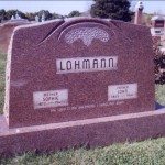 John Lohmann 1865-1941 Sophia Ohlendorf 1872-1946 St. John's Eagle Lake Cemetery, Beecher, Will Co., IL