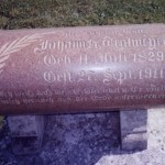 Johann Tegtmeier 19 JUL 1829 - 29 SEP 1911 St. John's Eagle Lake Cemetery, Beecher, Will Co., IL