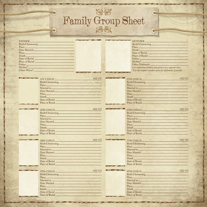 Will County Illinois Family Group Sheets – Page 7